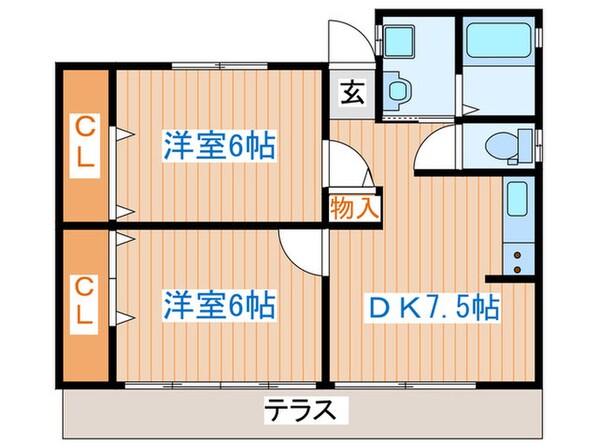 マリン舟入の物件間取画像